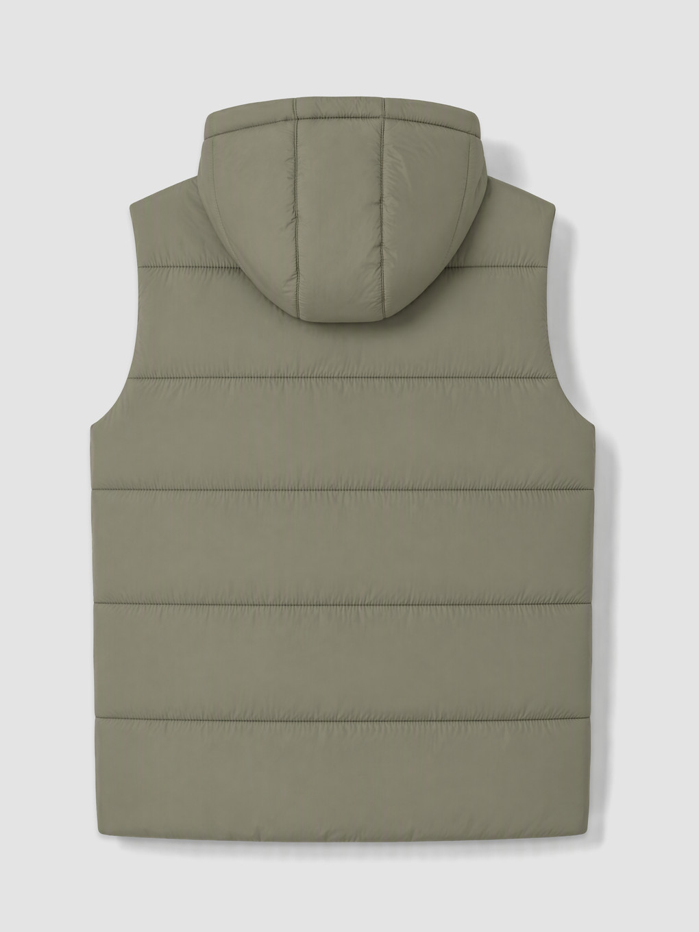 Boy Khaki Puffer Gilet-1