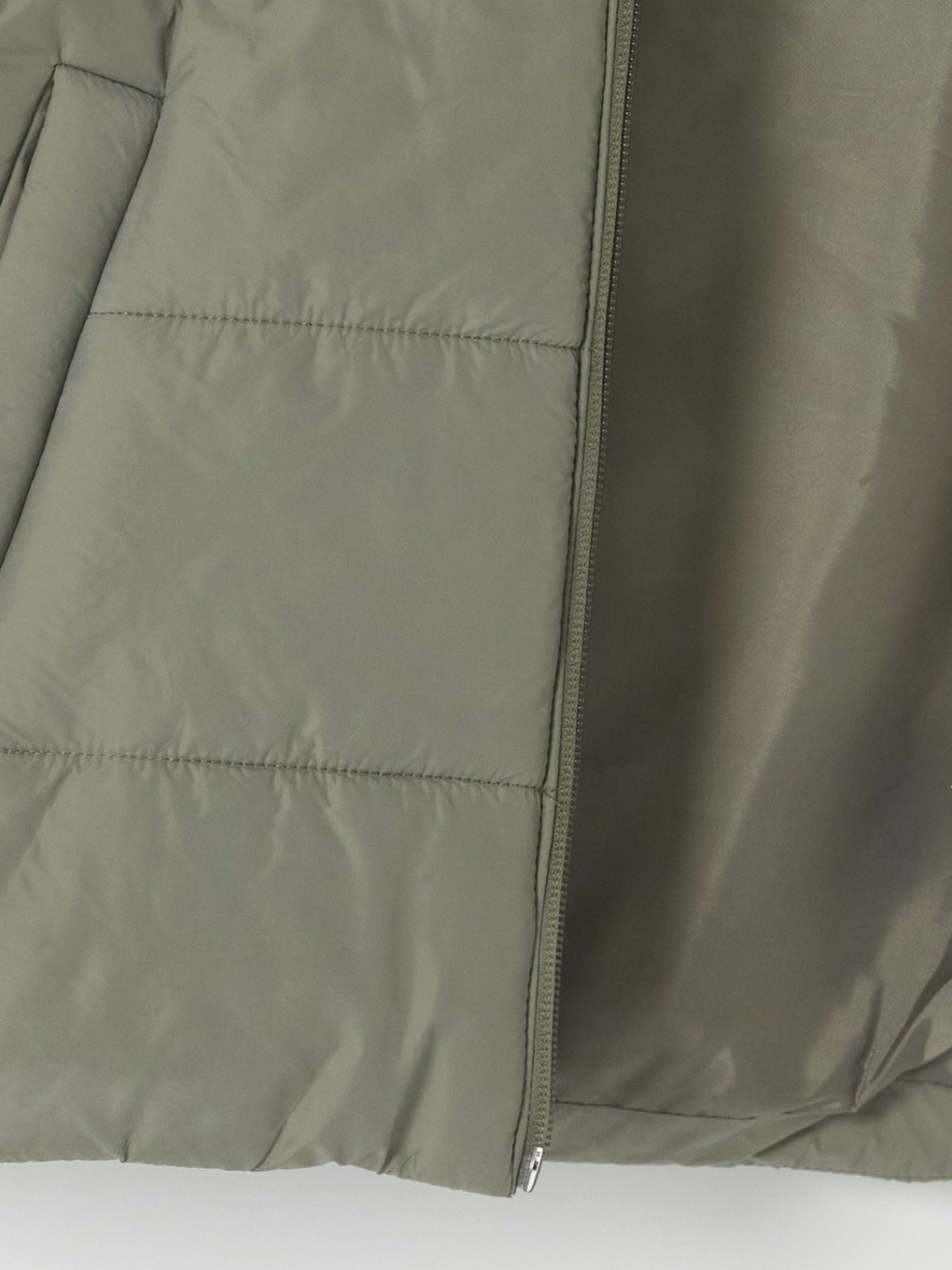 Boy Khaki Puffer Gilet-3