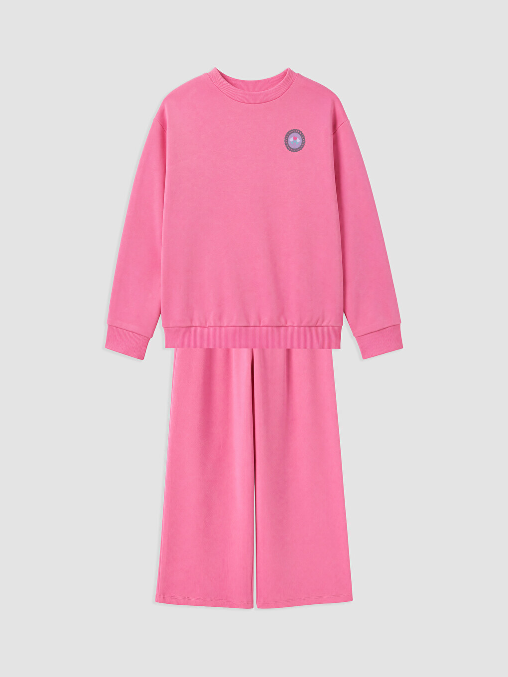 Embroidered Detailed Girls' Set