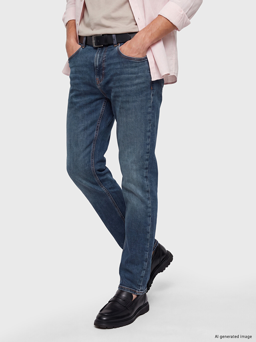 İndigo 730 Carrot Fit Erkek Jean Pantolon-1