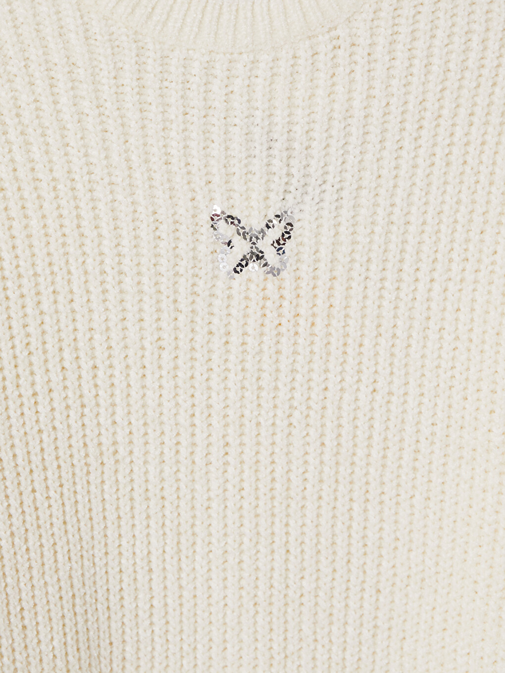 Girl Ecru Sweater-1