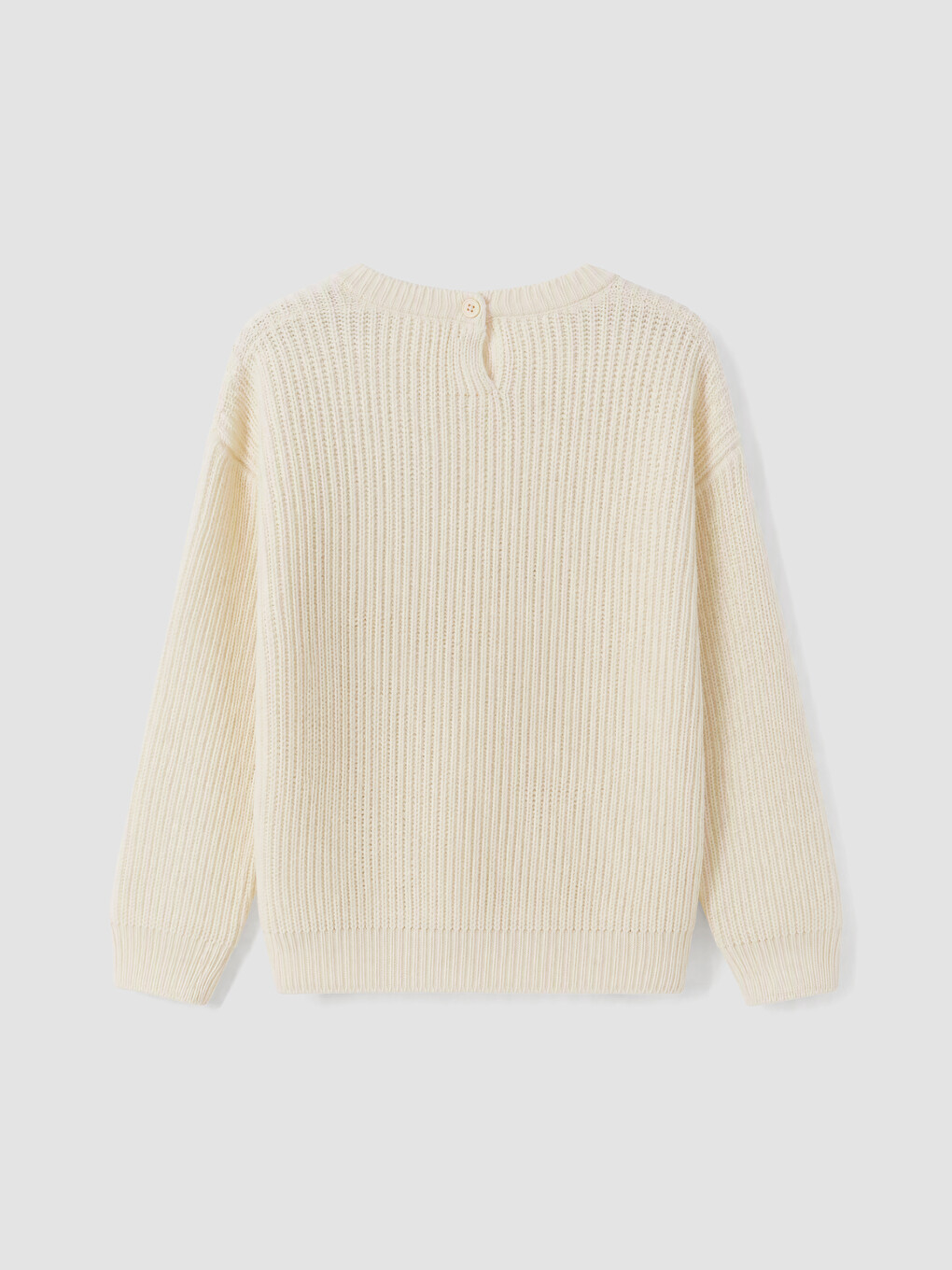 Girl Ecru Sweater-2