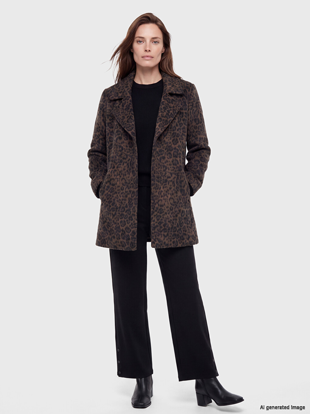 Woman Mix Overcoat-1
