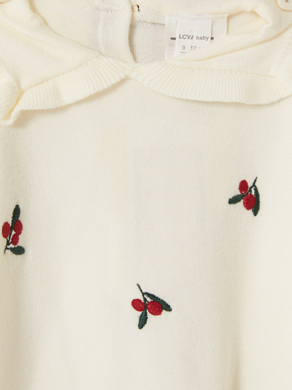 Embroidered Baby Girls' Knitwear Set-3