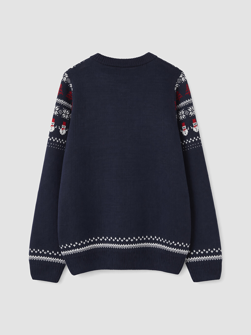 Crew Neck New Year's Themed Boys' Knitwear Sweater-2