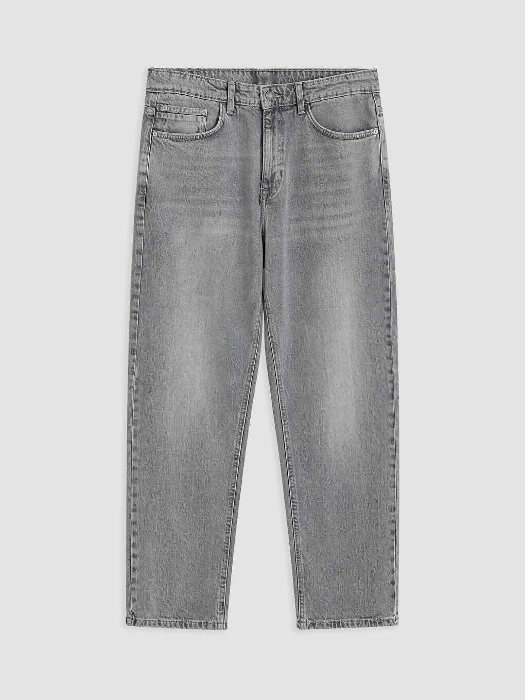 Gri 700 Straight Fit Erkek Jean Pantolon-3
