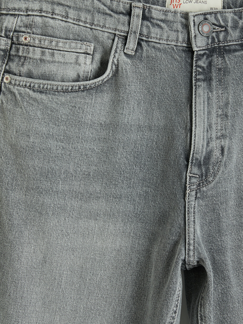 Gri 700 Straight Fit Erkek Jean Pantolon-5