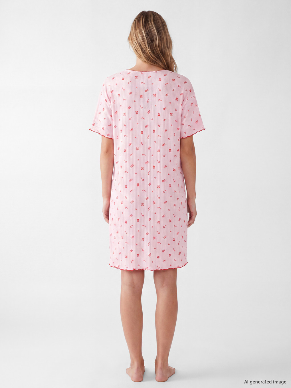 New Year Themed Women's Nightdress-3