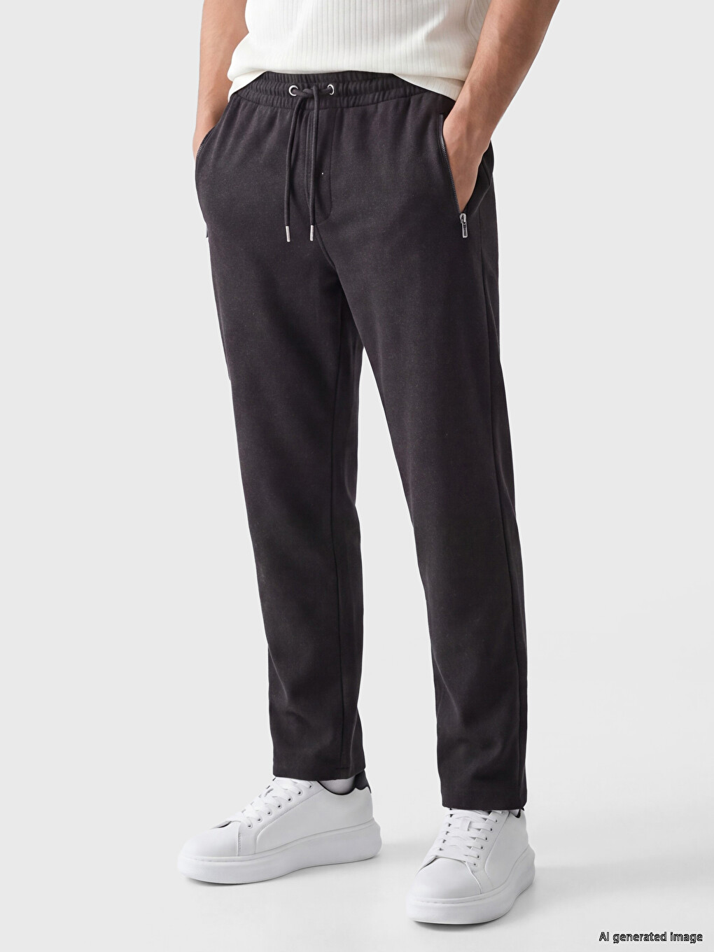 Pantaloni De Trening Regular Fit Pentru Bărbați-1