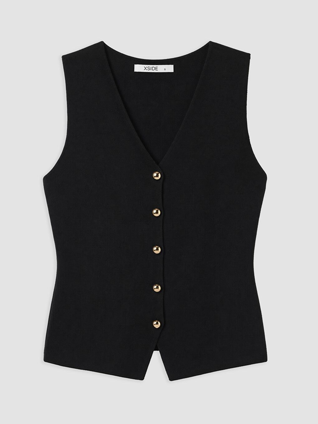 Woman Black Waistcoat-4