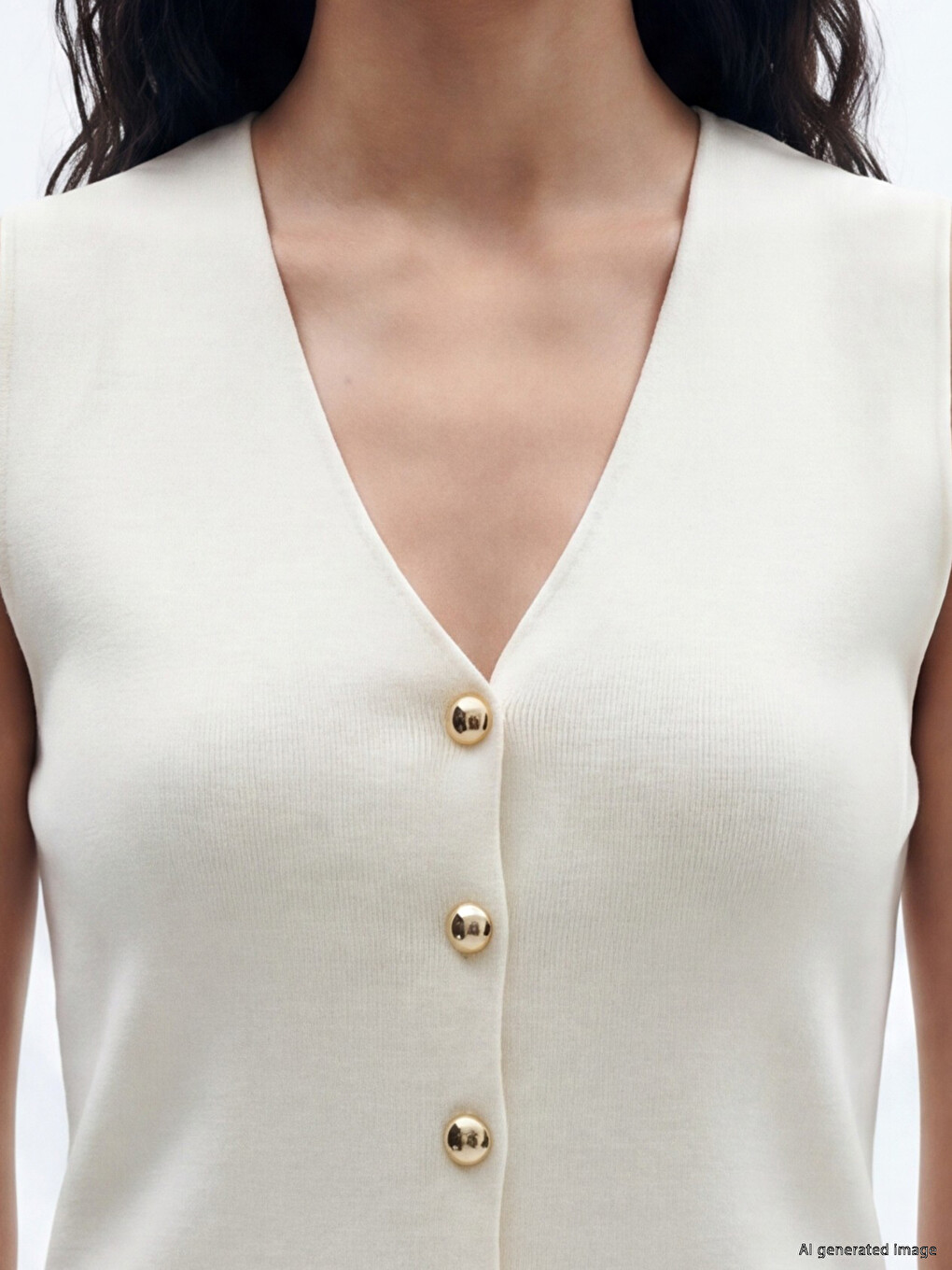 Woman White Waistcoat-2