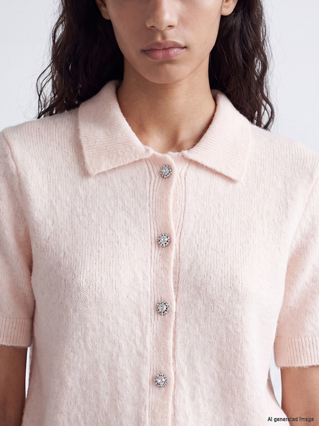 Woman Pink Sweater-2
