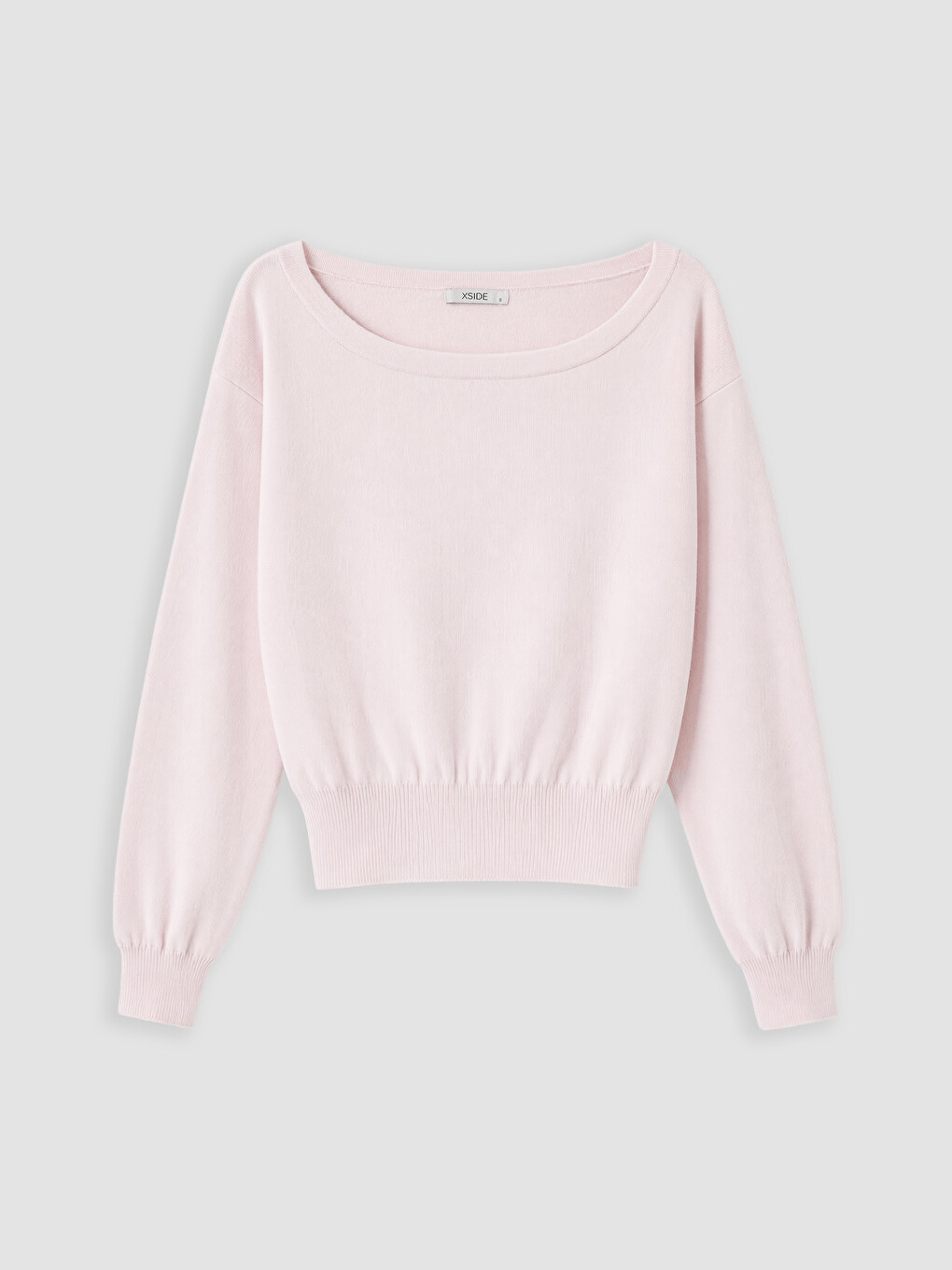 Slash Neck Women's Knitwear Sweater-4