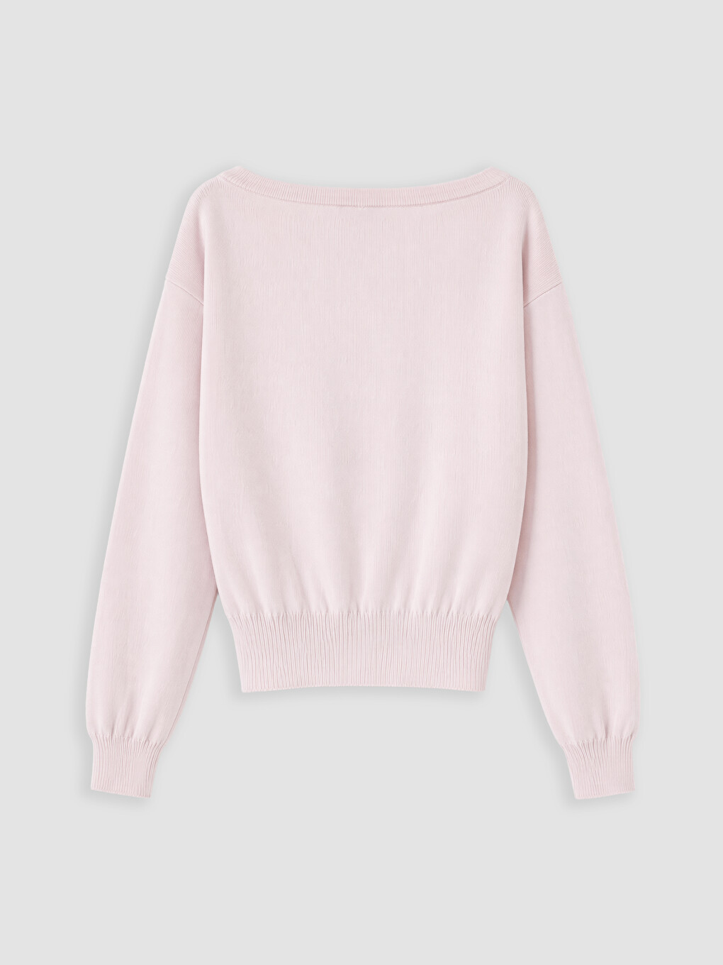 Slash Neck Women's Knitwear Sweater-6