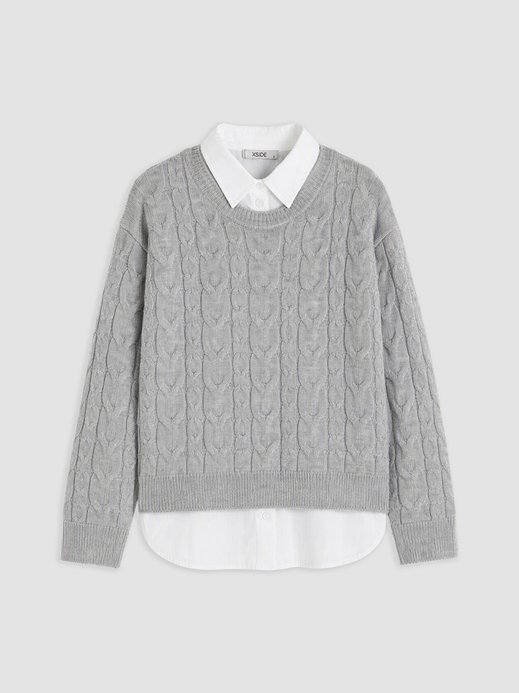 Woman Grey Sweater-4