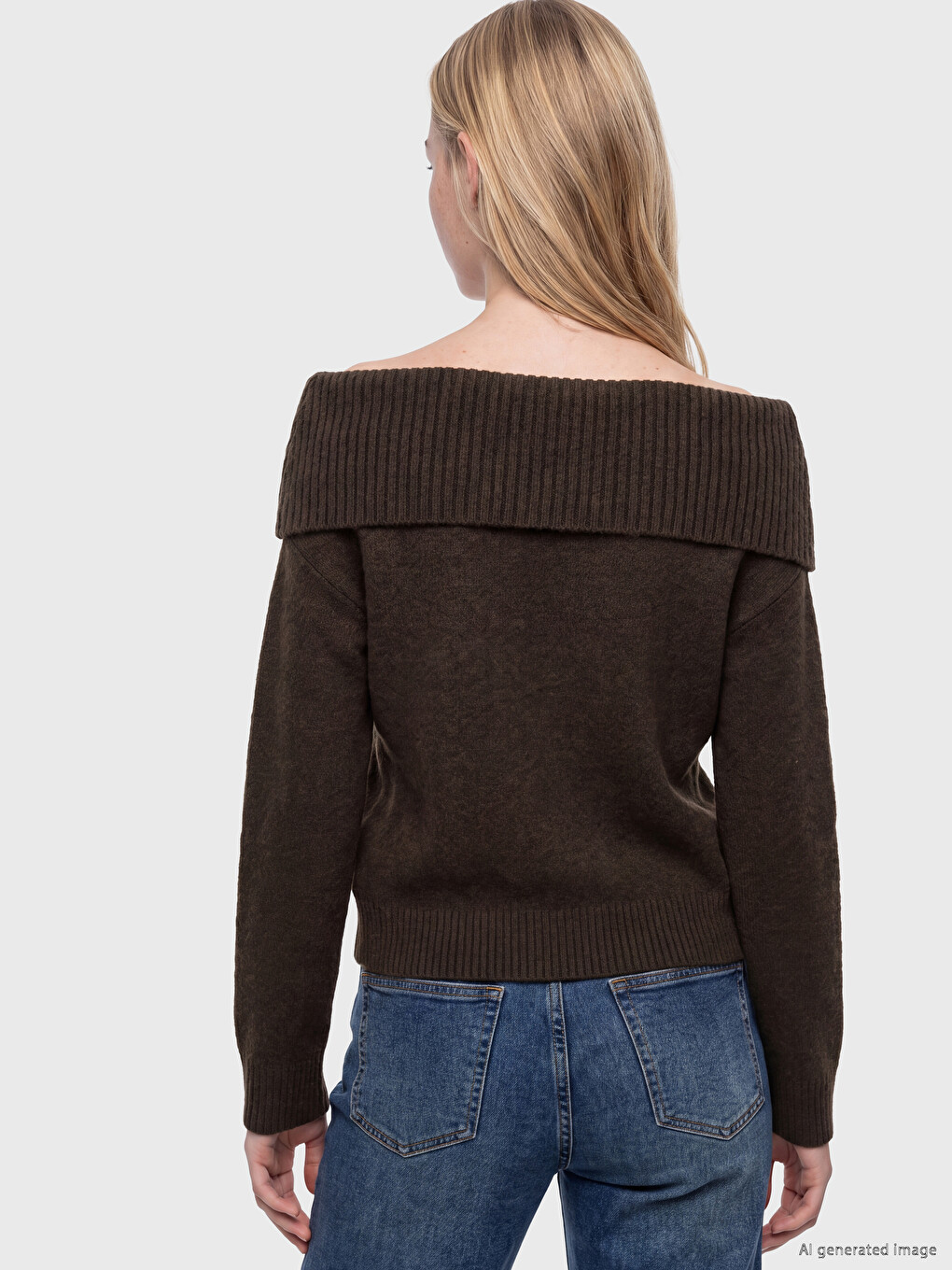 Woman Brown Sweater-3