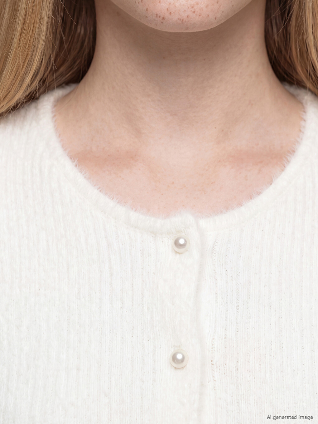 Crew Neck Women's Knitwear Cardigan-2