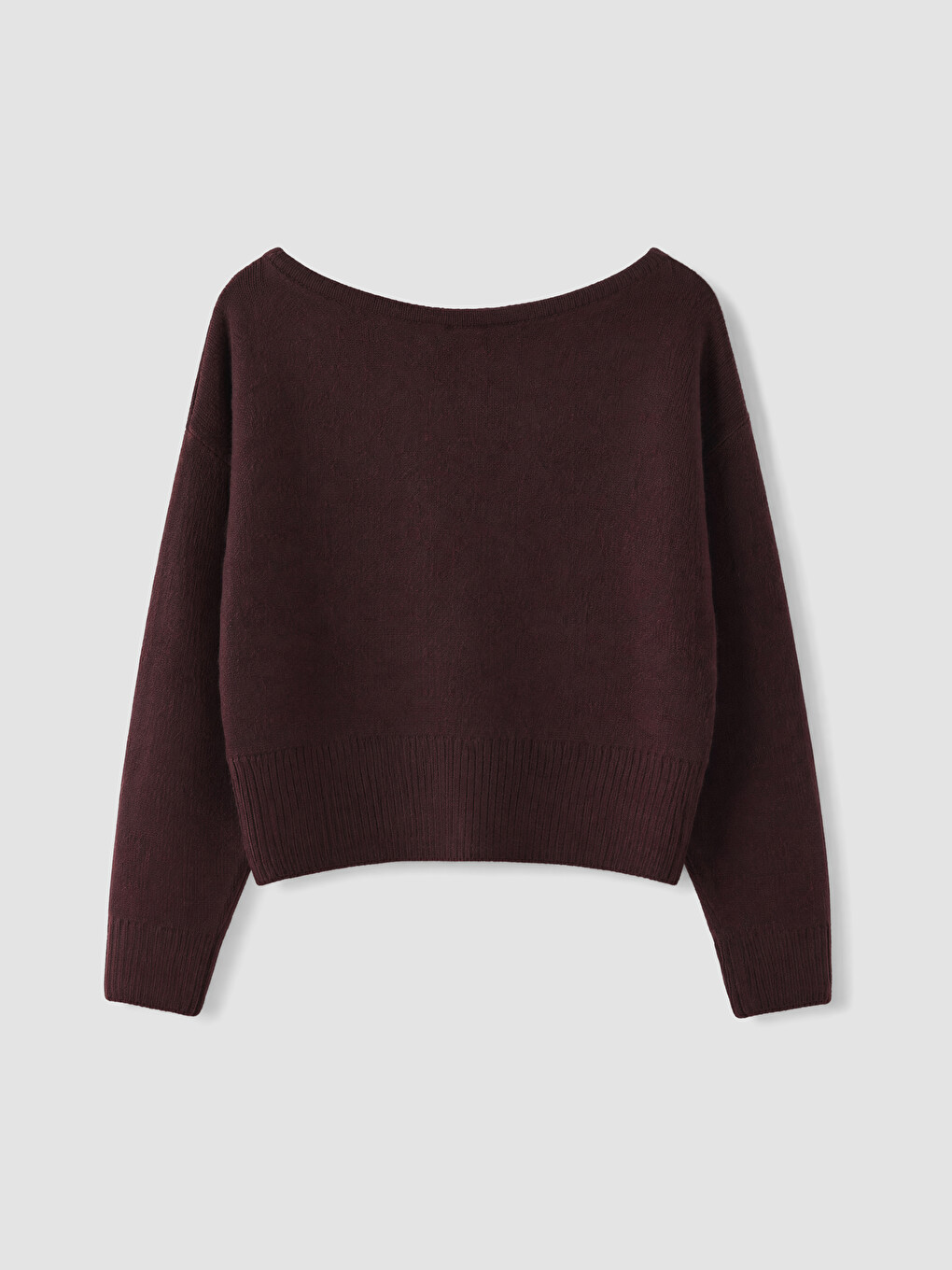Slash Neck Women's Knitwear Sweater-6