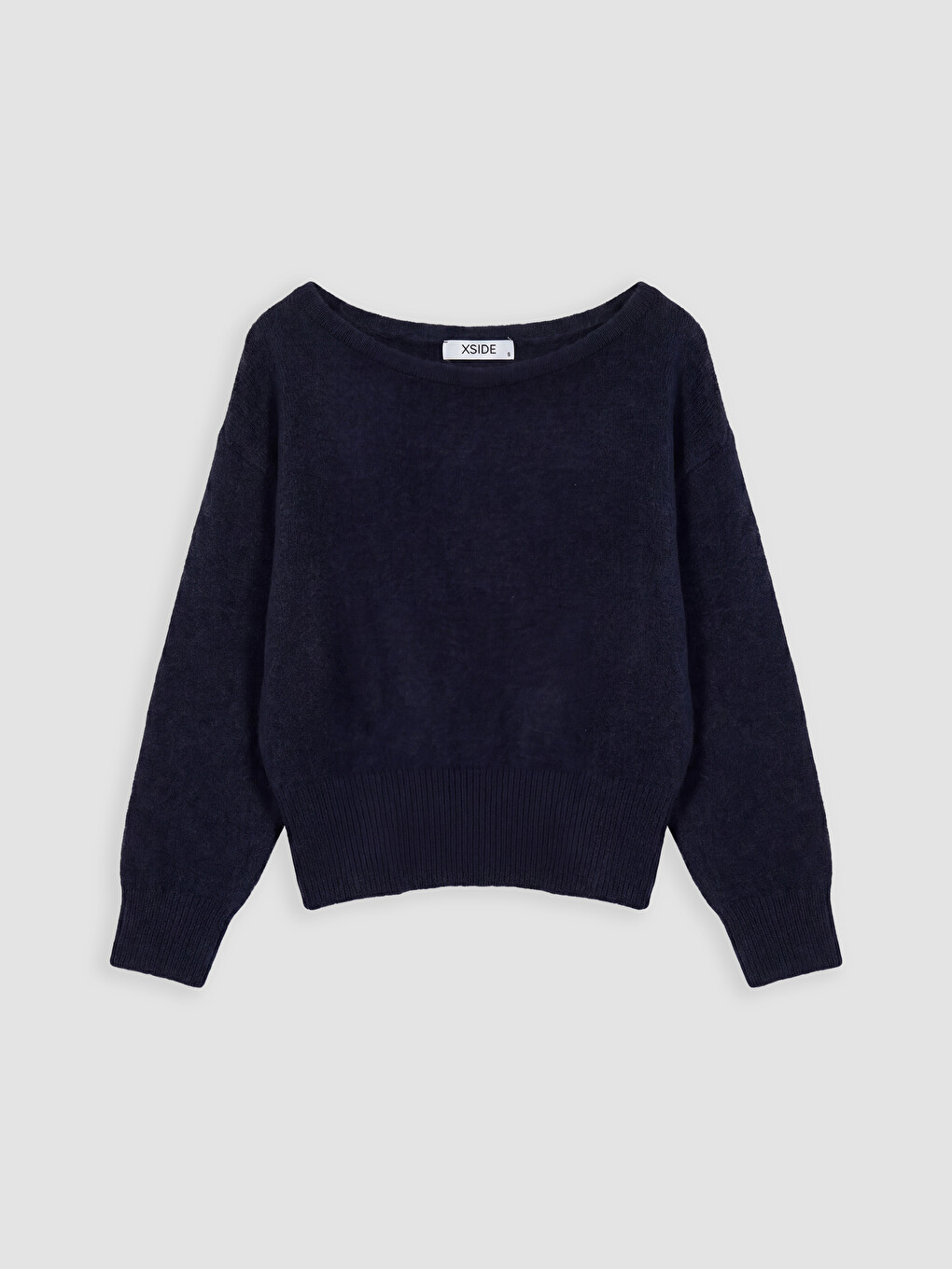 Slash Neck Women's Knitwear Sweater-4