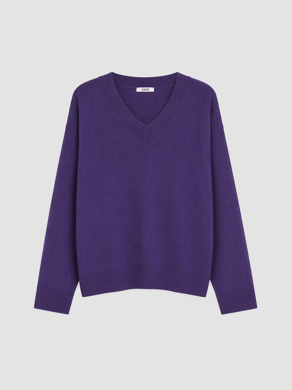 V Neck Women's Knitwear Sweater-4