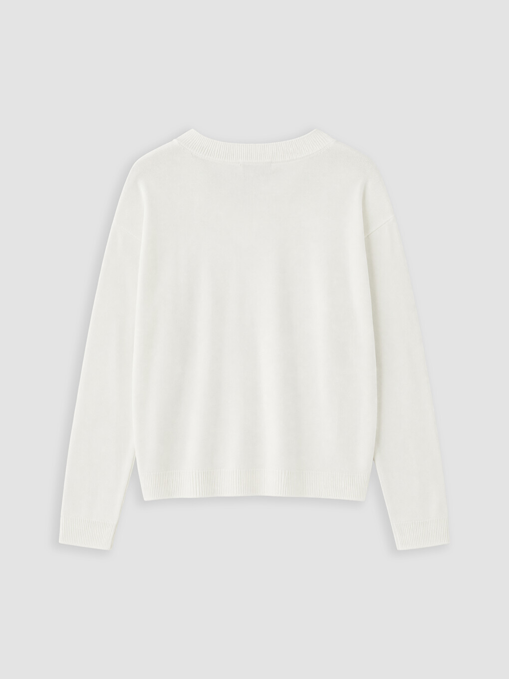 Woman White Sweater-6