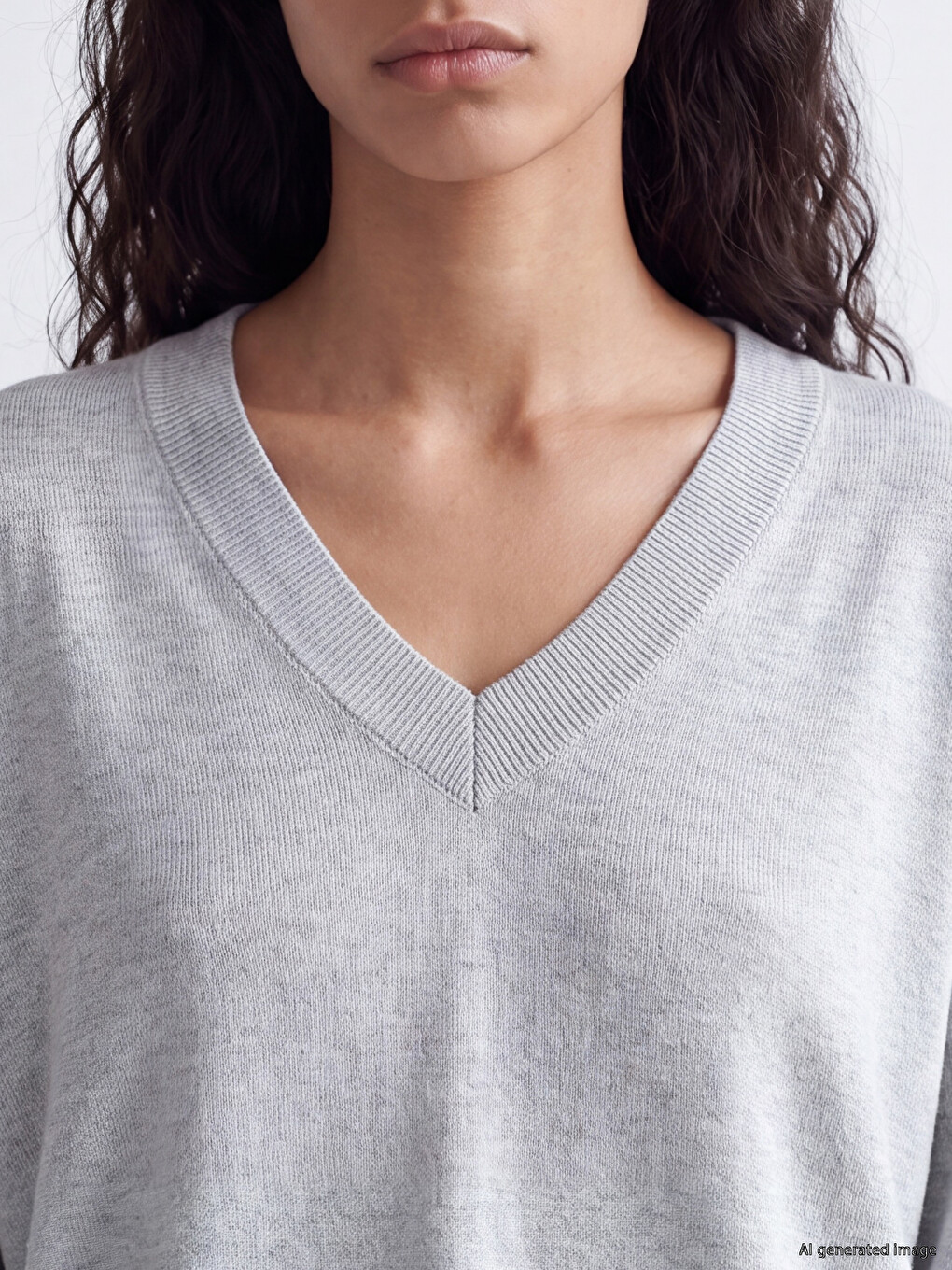 Woman Grey Sweater-2