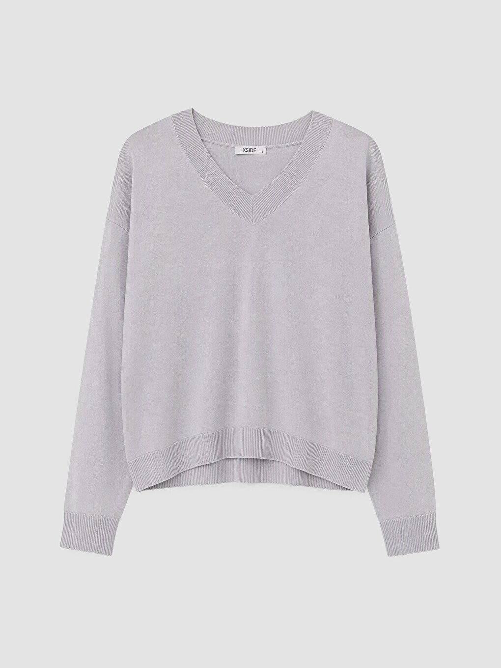 V Neck Oversize Women's Knitwear Sweater-4