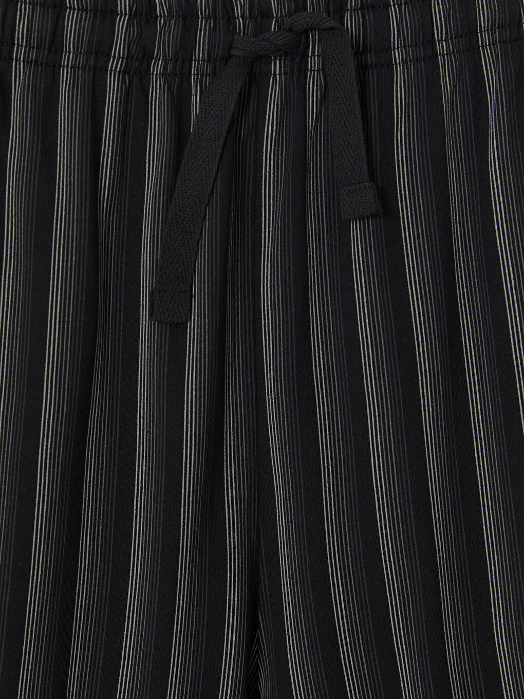 Siyah Çizgili Erkek Pijama Takım-6