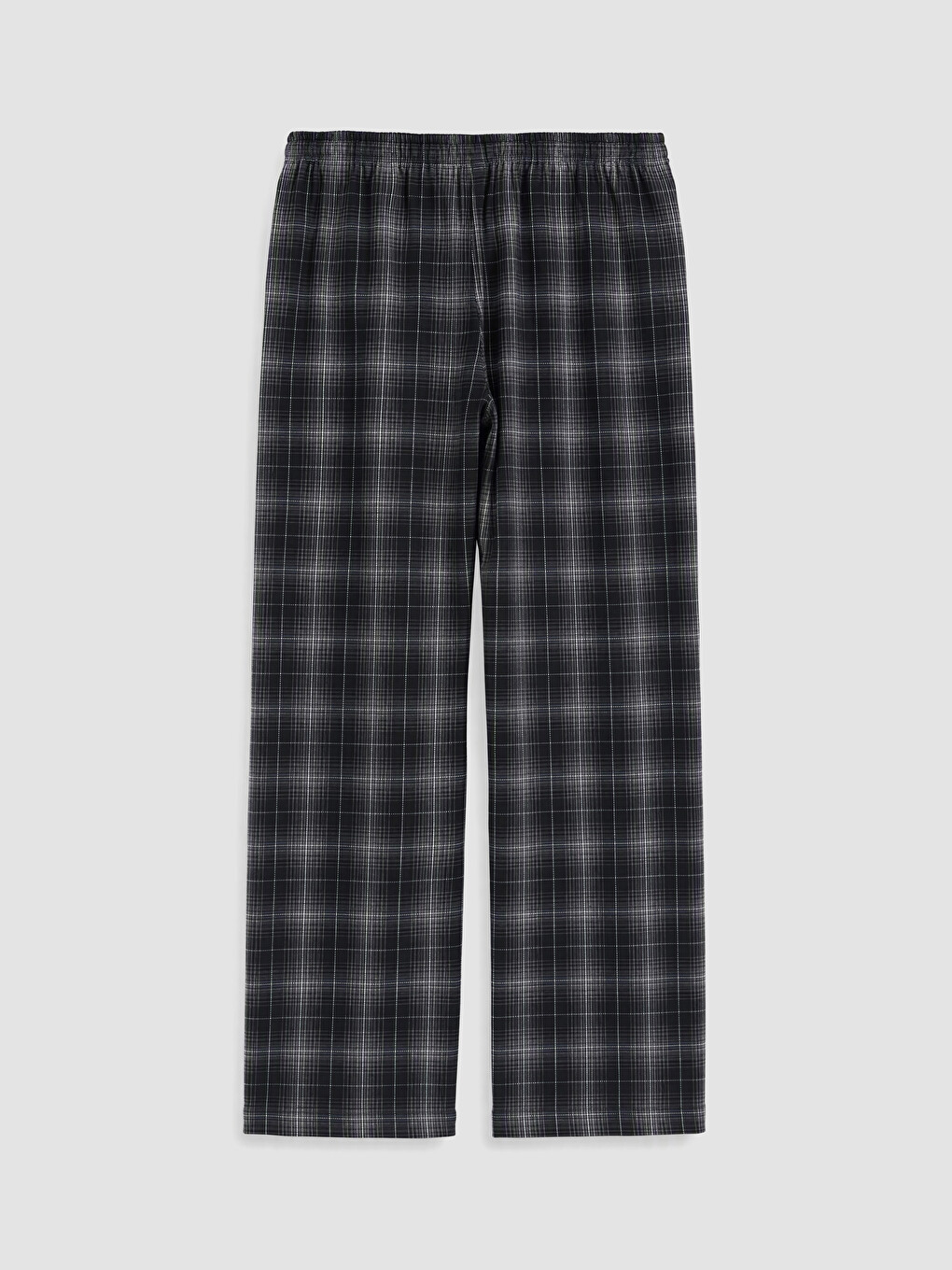 Antrasit Regular Fit Ekose Erkek Pijama Takımı-6