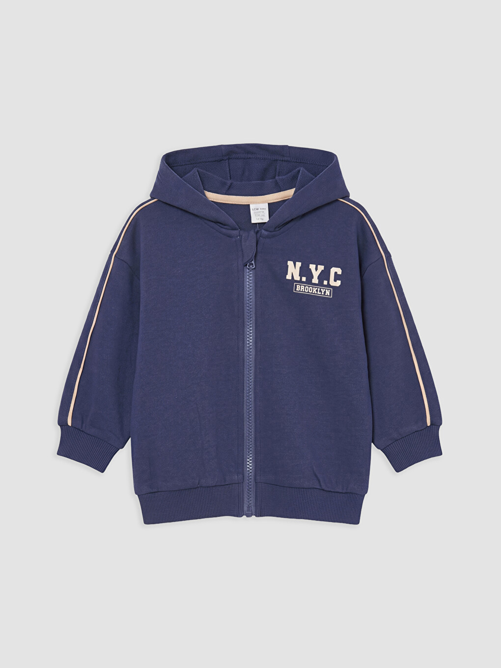 Mavi Nyc Baskılı Erkek Bebek Takım 3'lü-1