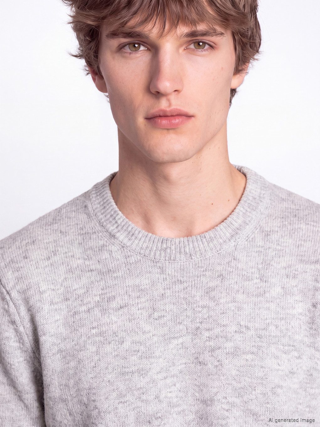 Crew Neck Men's Knitwear Sweater-2