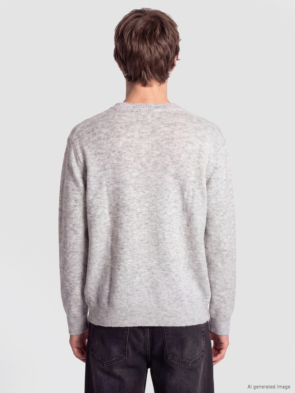 Crew Neck Men's Knitwear Sweater-3