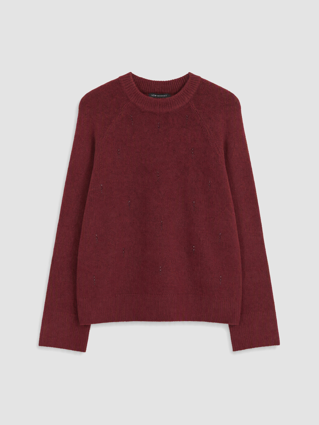 Rhinestone Women's Knitwear Sweater-4