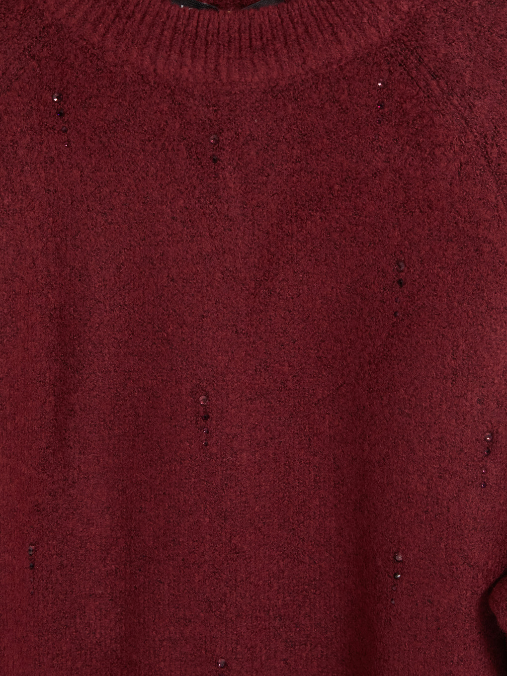 Rhinestone Women's Knitwear Sweater-5