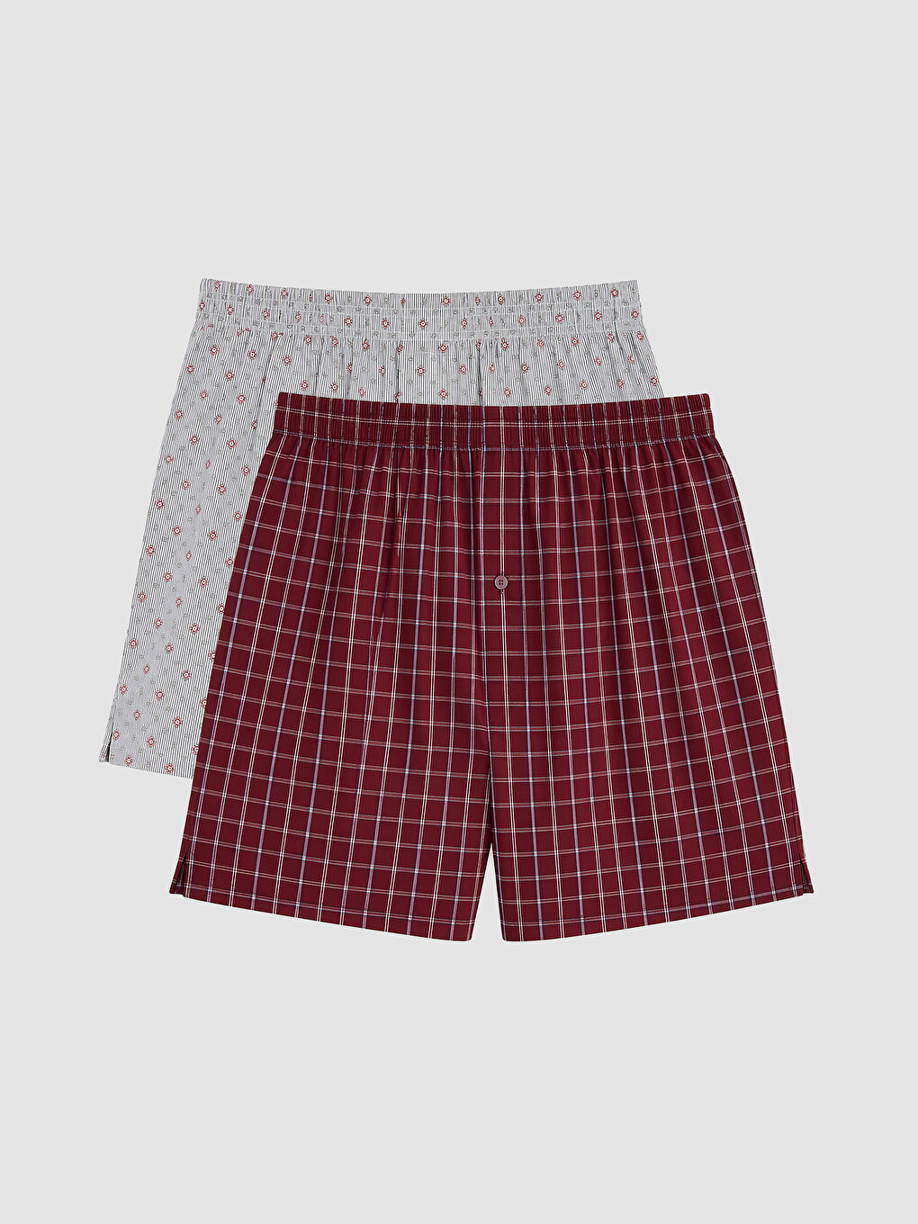 Man Bordeaux Boxer Briefs