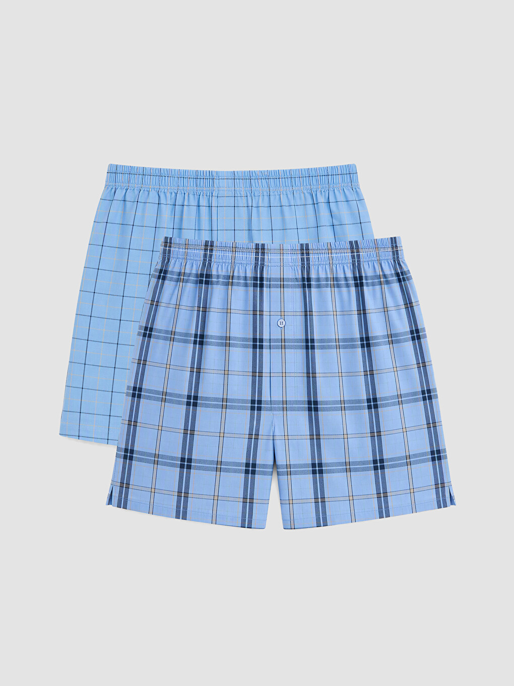 Man Blue Boxer Briefs