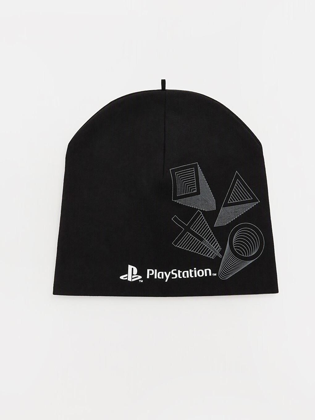 Siyah Playstation Baskılı Erkek Çocuk Bere