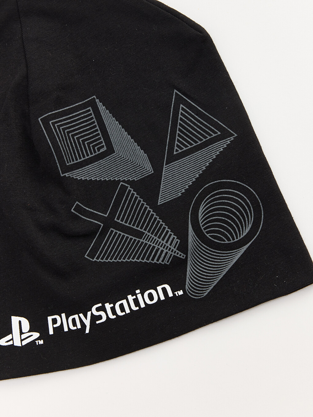 Siyah Playstation Baskılı Erkek Çocuk Bere-1