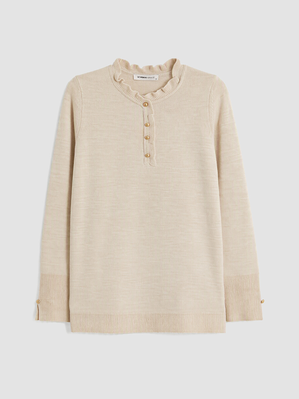Crew Neck Women's Knitwear Sweater