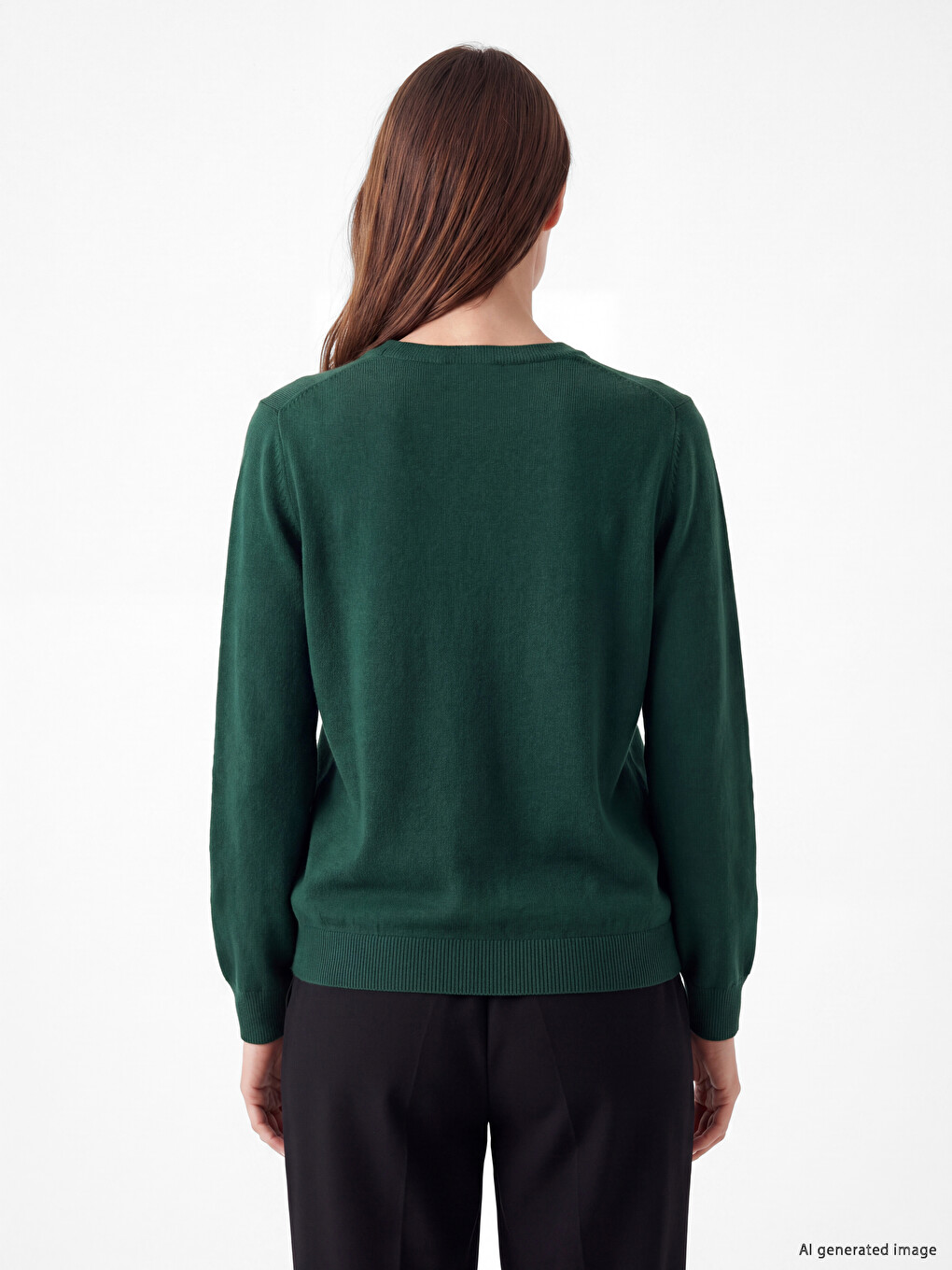 Crew Neck Embroidered Women's Knitwear Cardigan-3