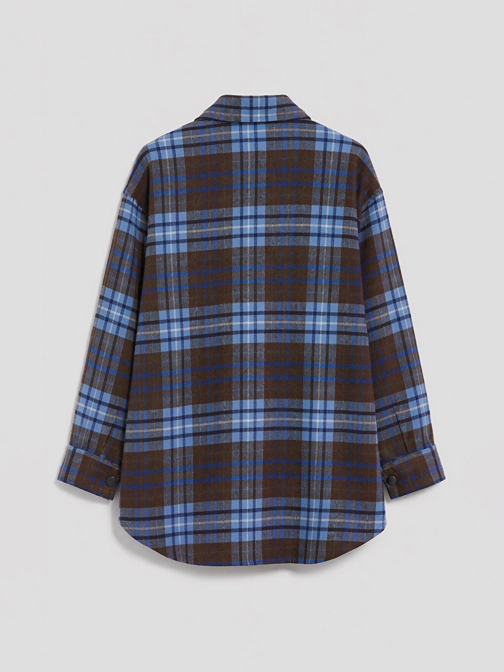Plaid Women's Oversize Shirt Tunic-5
