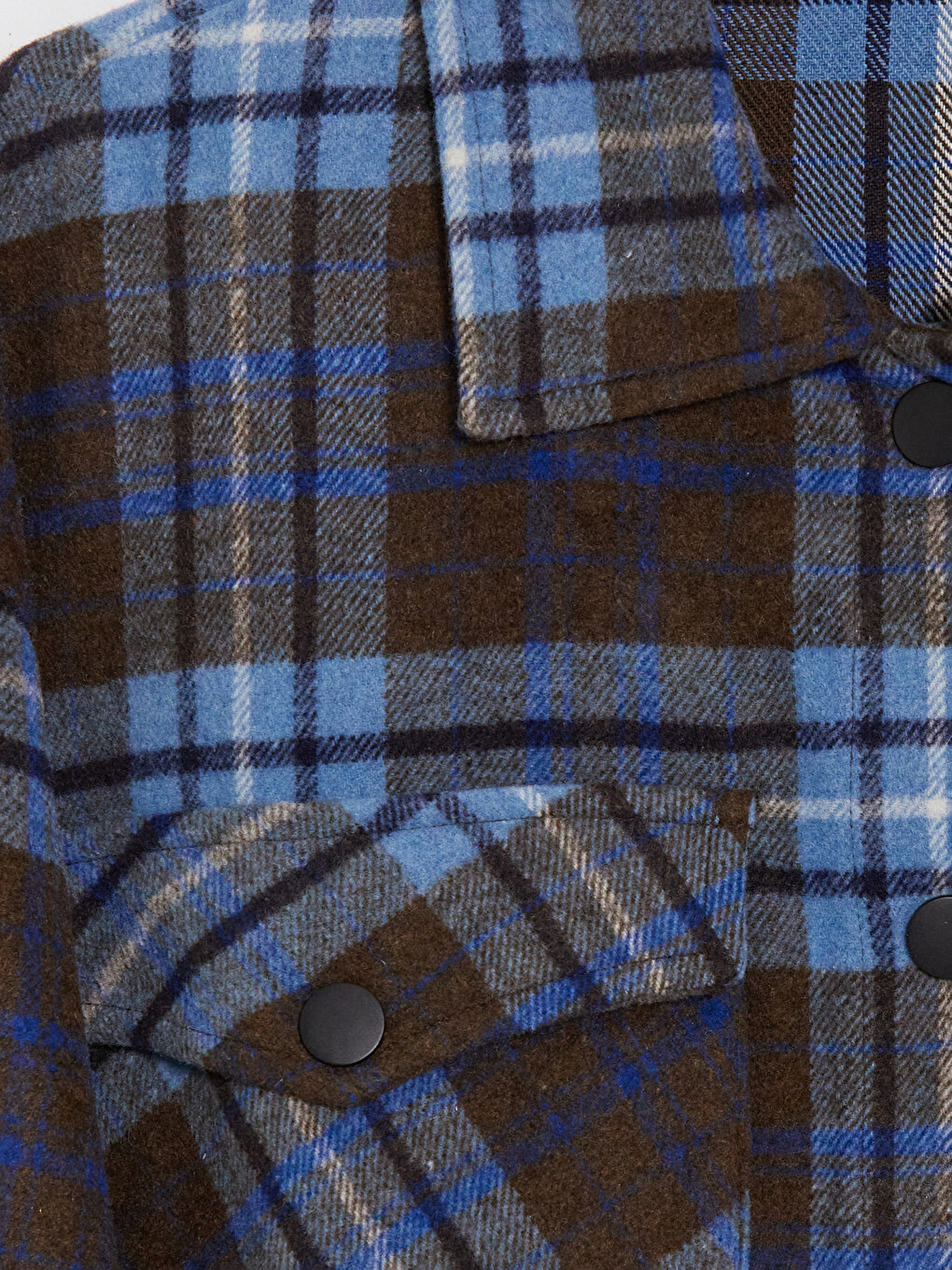 Plaid Women's Oversize Shirt Tunic-6