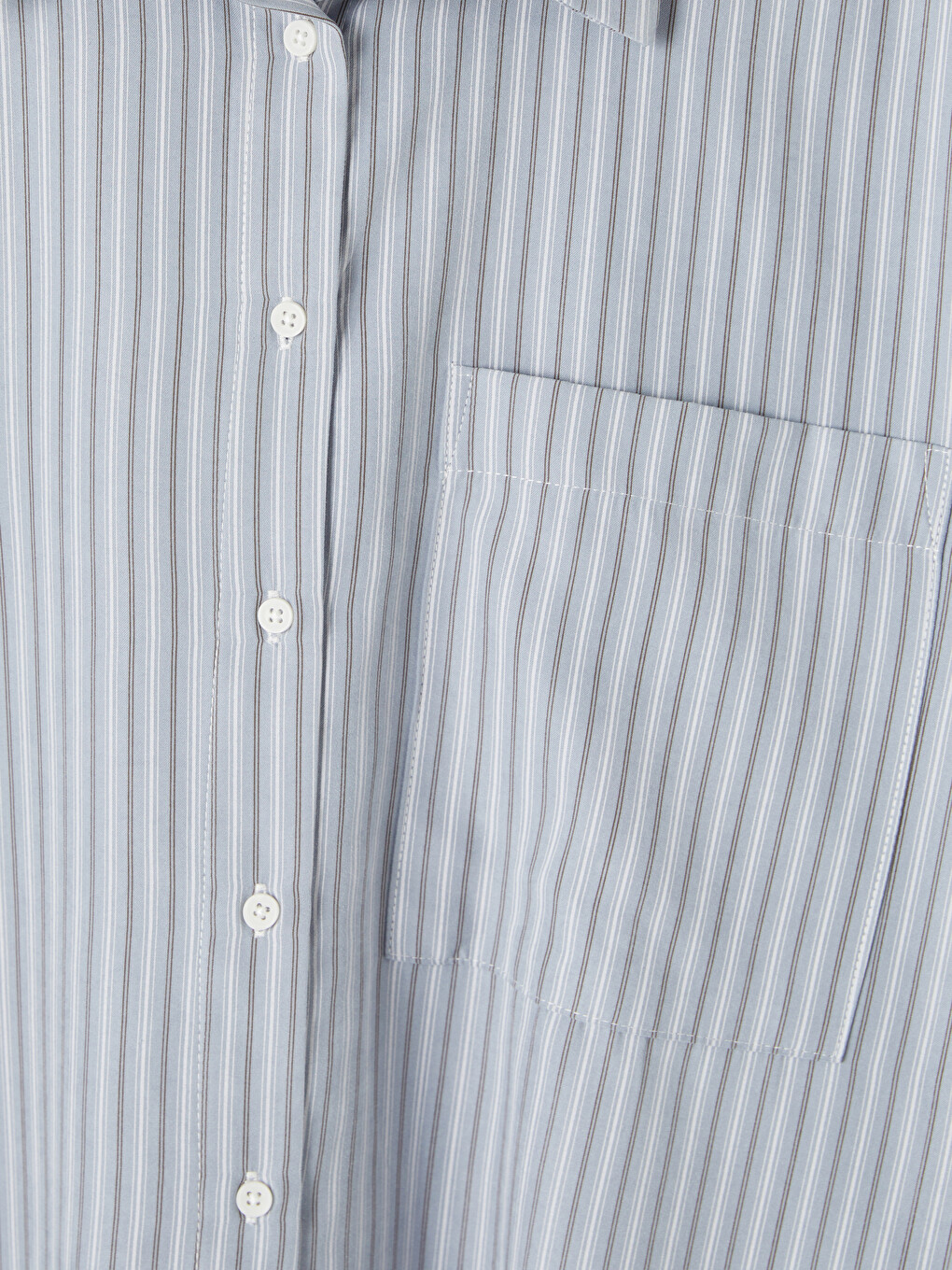 Striped Women's Oversize Shirt Tunic-6