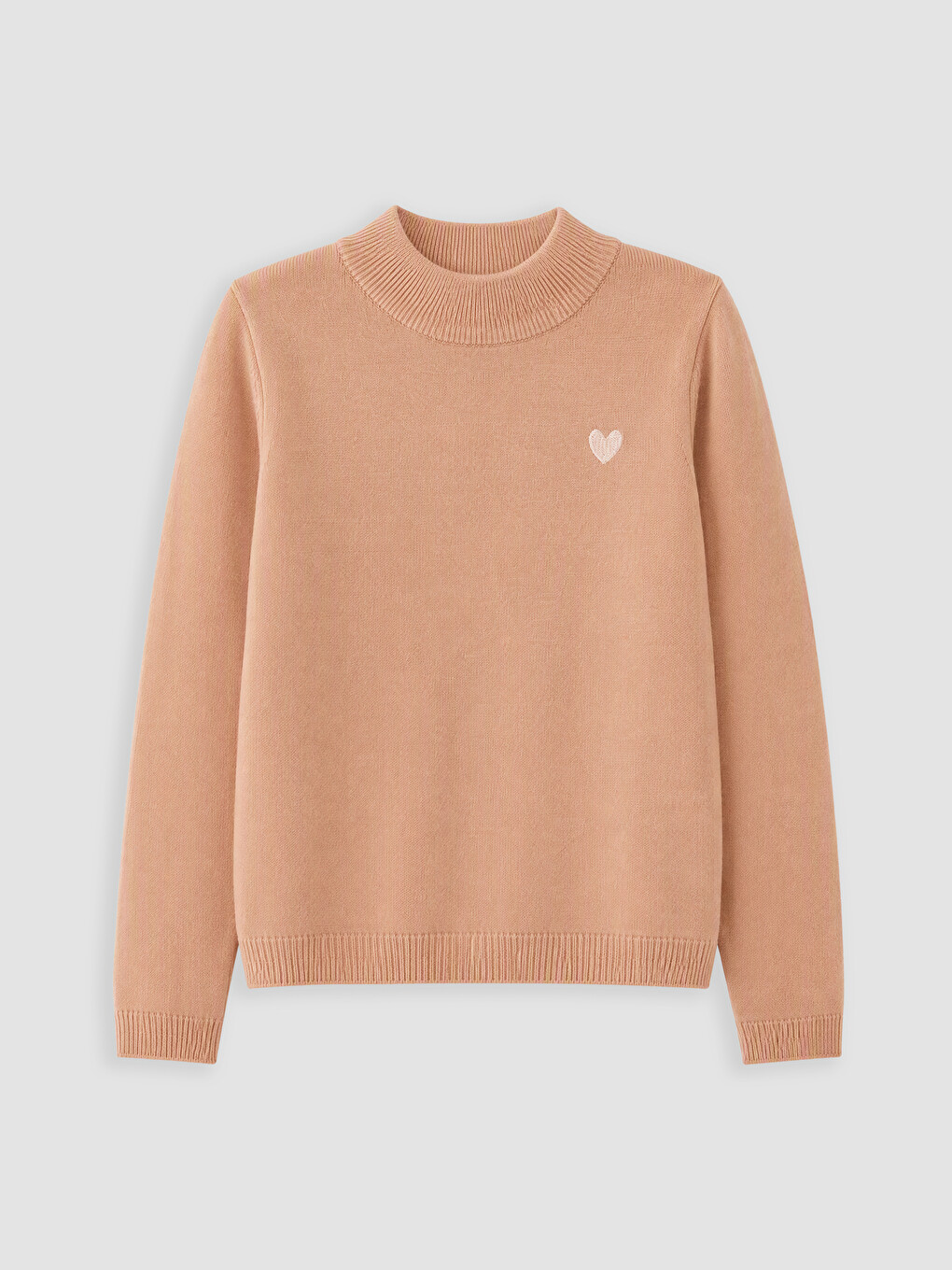 Pulover Mock Turtleneck Pentru Fete