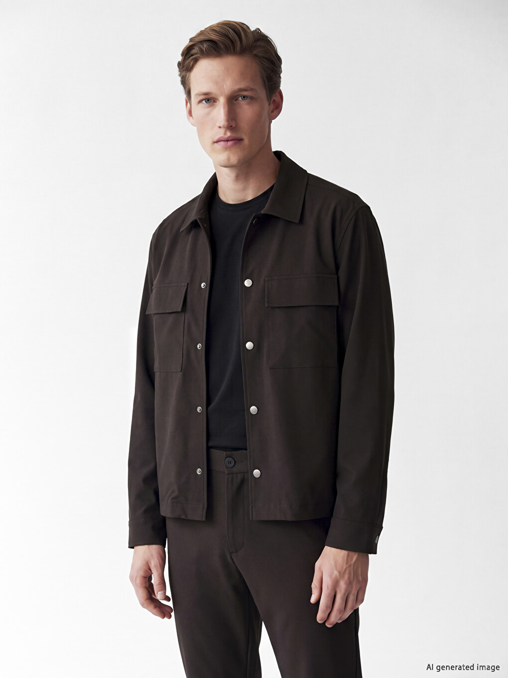 Regular Fit Men's Shirt Jacket-1