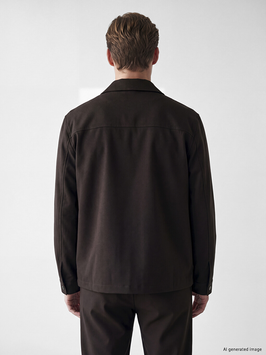 Regular Fit Men's Shirt Jacket-4