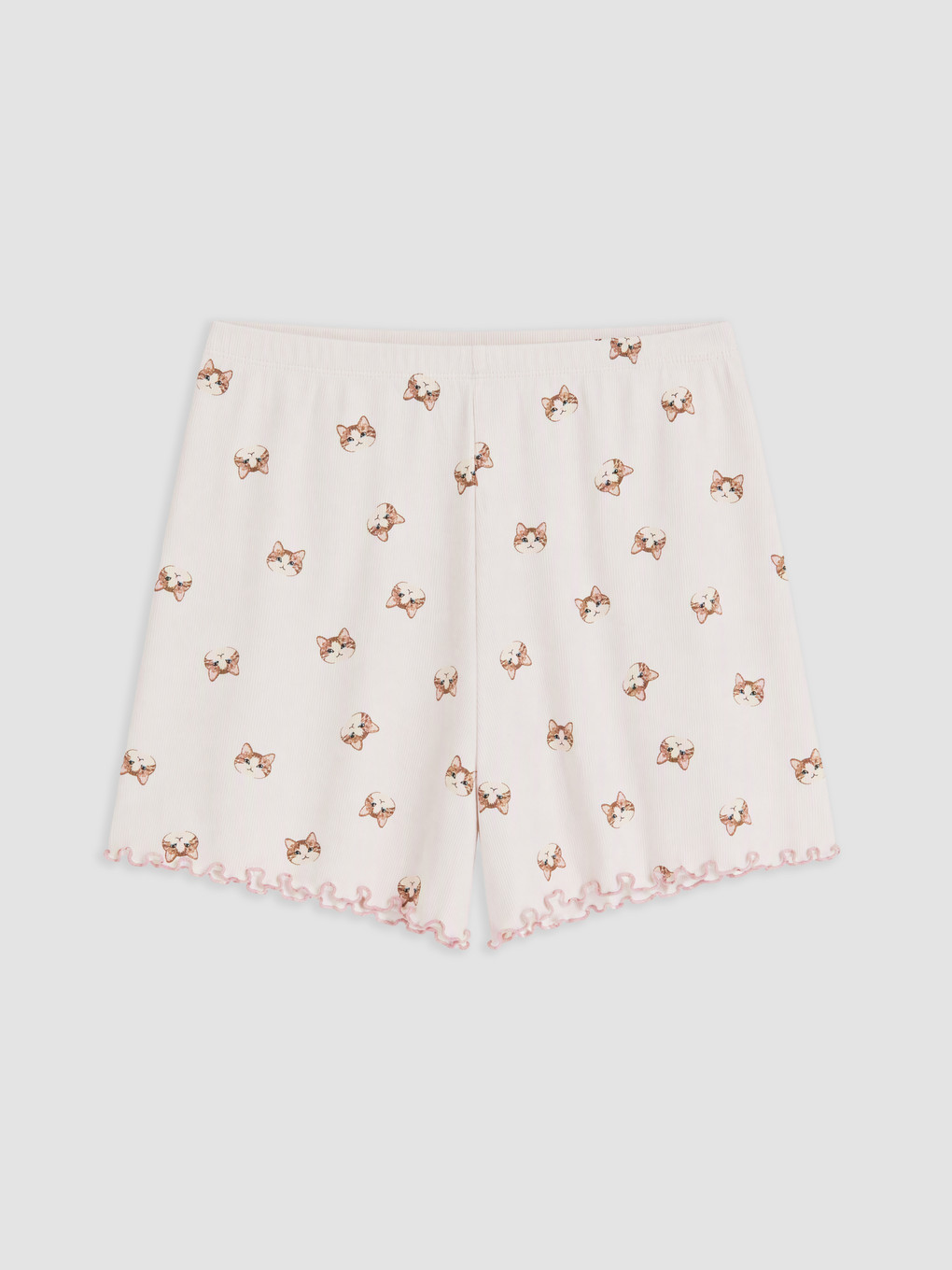 Woman Pink Shortie Pyjama Set-3