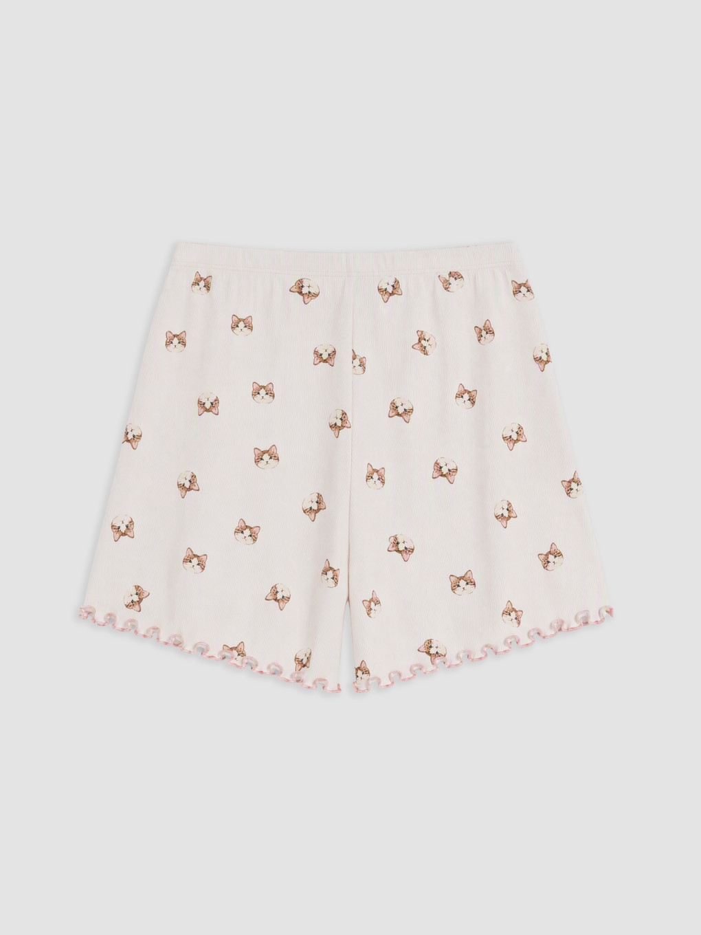 Woman Pink Shortie Pyjama Set-4