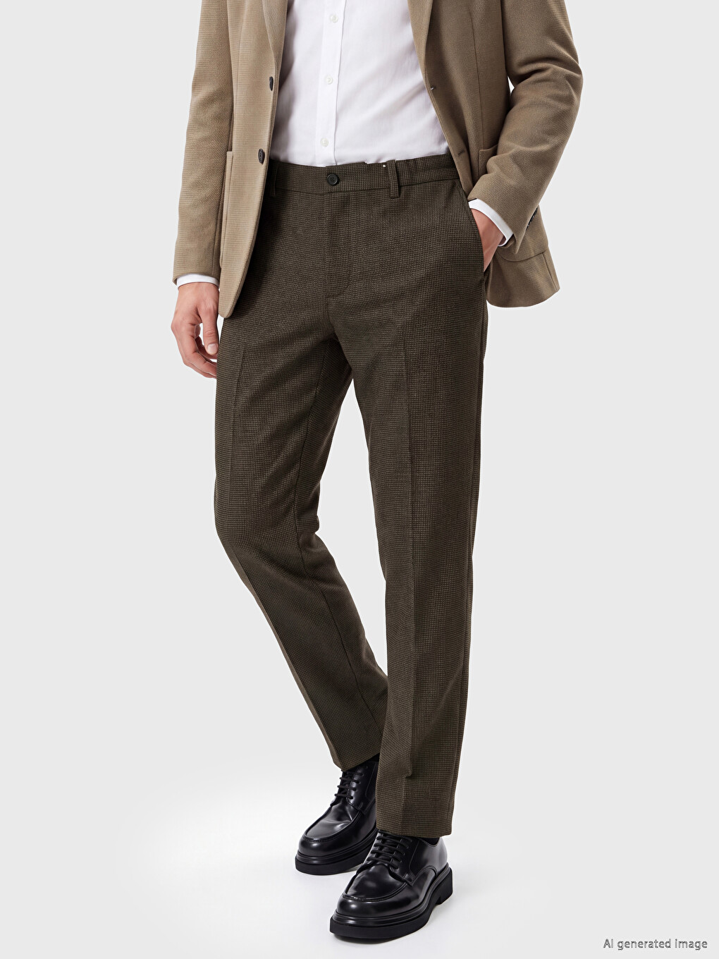 Regular Fit Men's Trousers-1