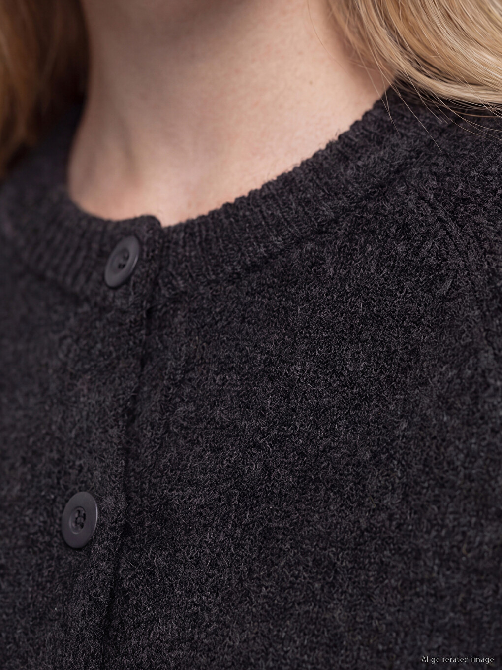 Crew Neck Women's Knitwear Cardigan-2